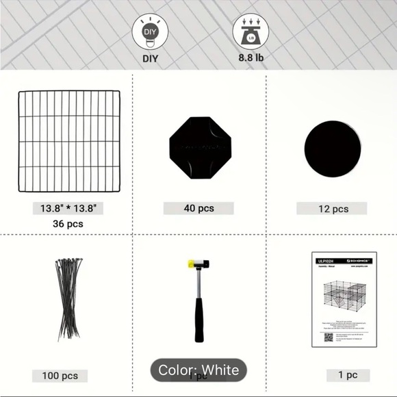 Black Pet Playpen - Picture 4 of 4